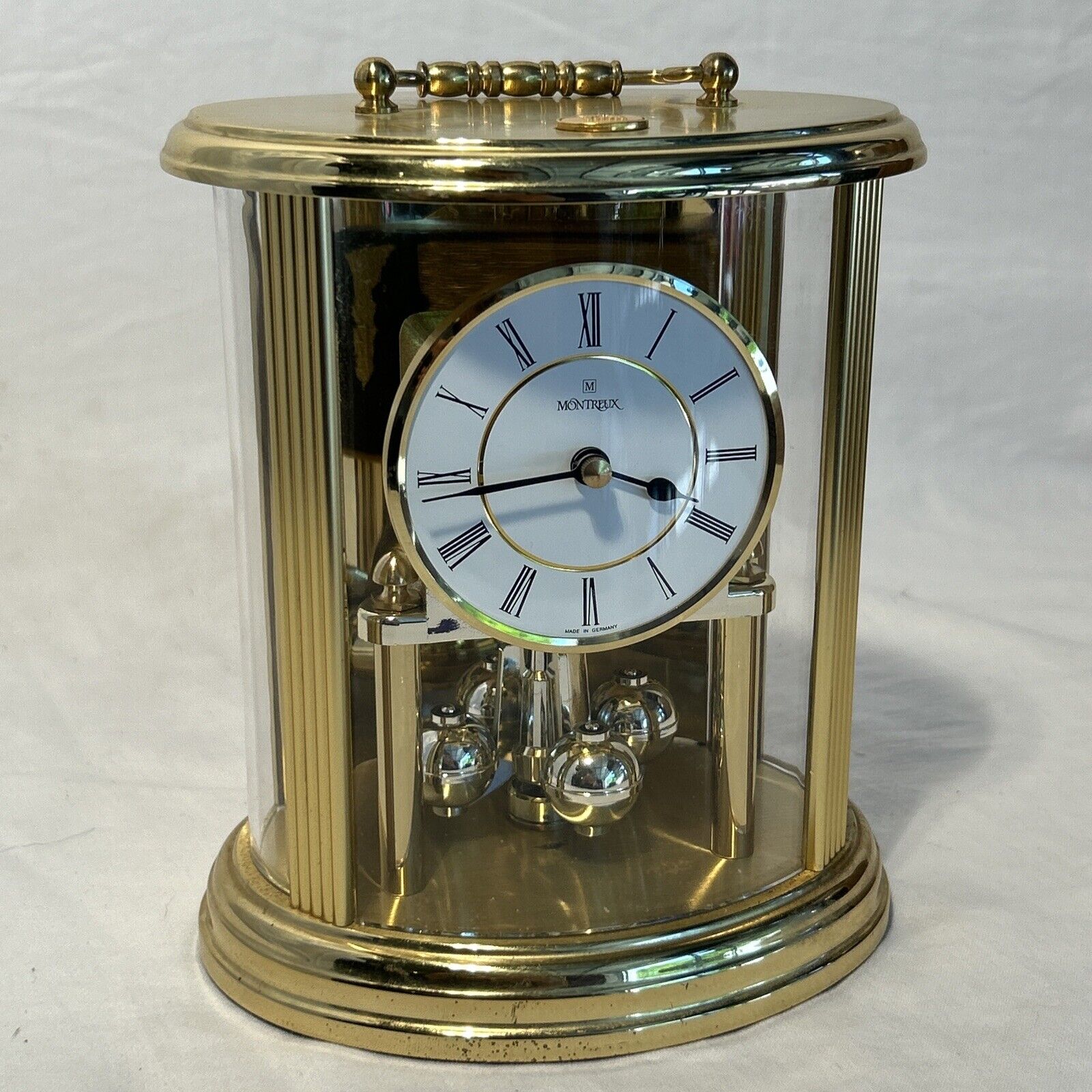 Vintage Quartz Montreux Clock Made In Germany - Works