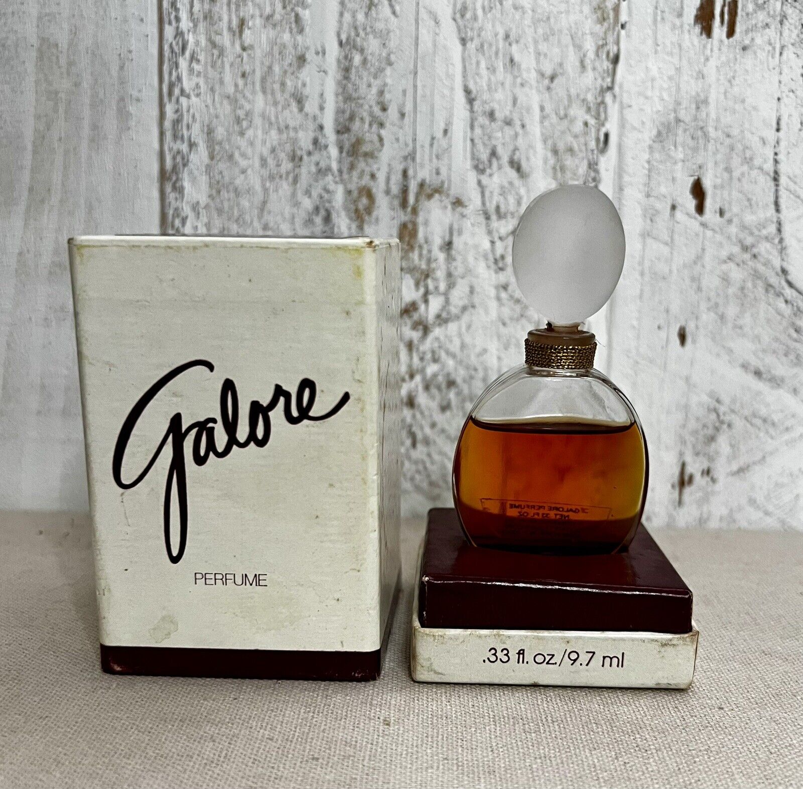 Very Rare Vintage Germaine Monteil Galore Perfume 0.33 fl oz 9.7 ml Open Box