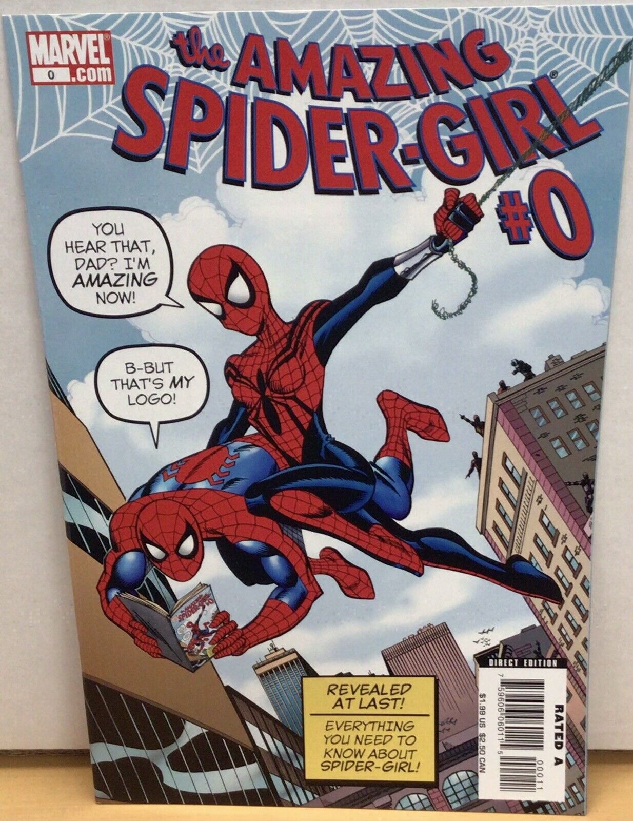 Marvel Comics The Amazing Spider-Girl #0 Amazing Fantasy #15 Homage