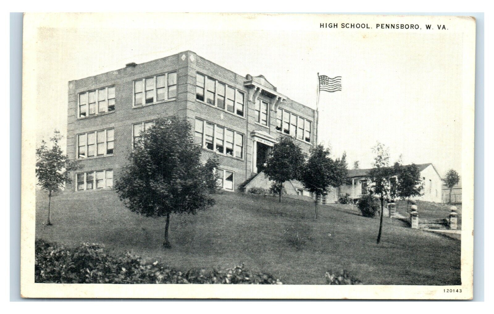 Postcard High School, Pennsboro WV E27