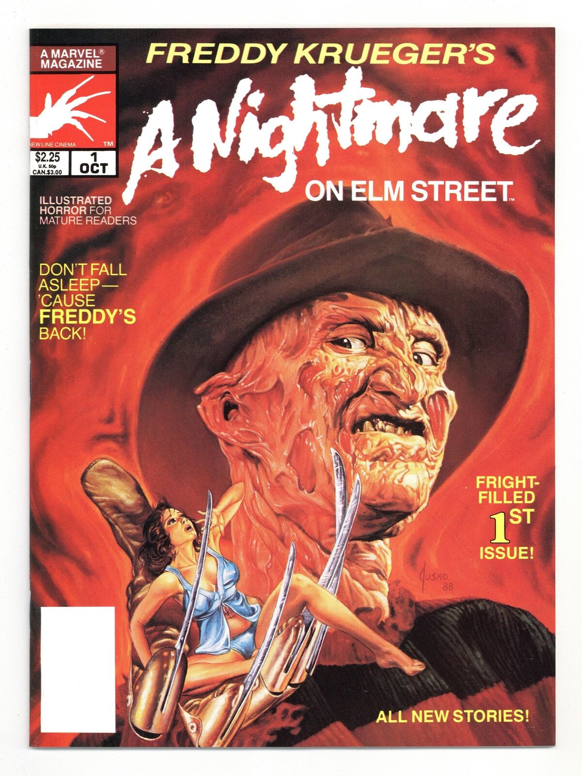 Freddy Krueger's A Nightmare on Elm Street #1 VF 8.0 1989