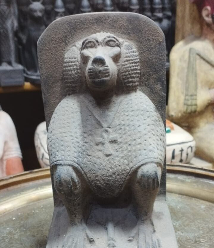 RARE MASTERPIECE Of Ancient Egyptian Antiques Of Pharaonic Baboon Statue Bc