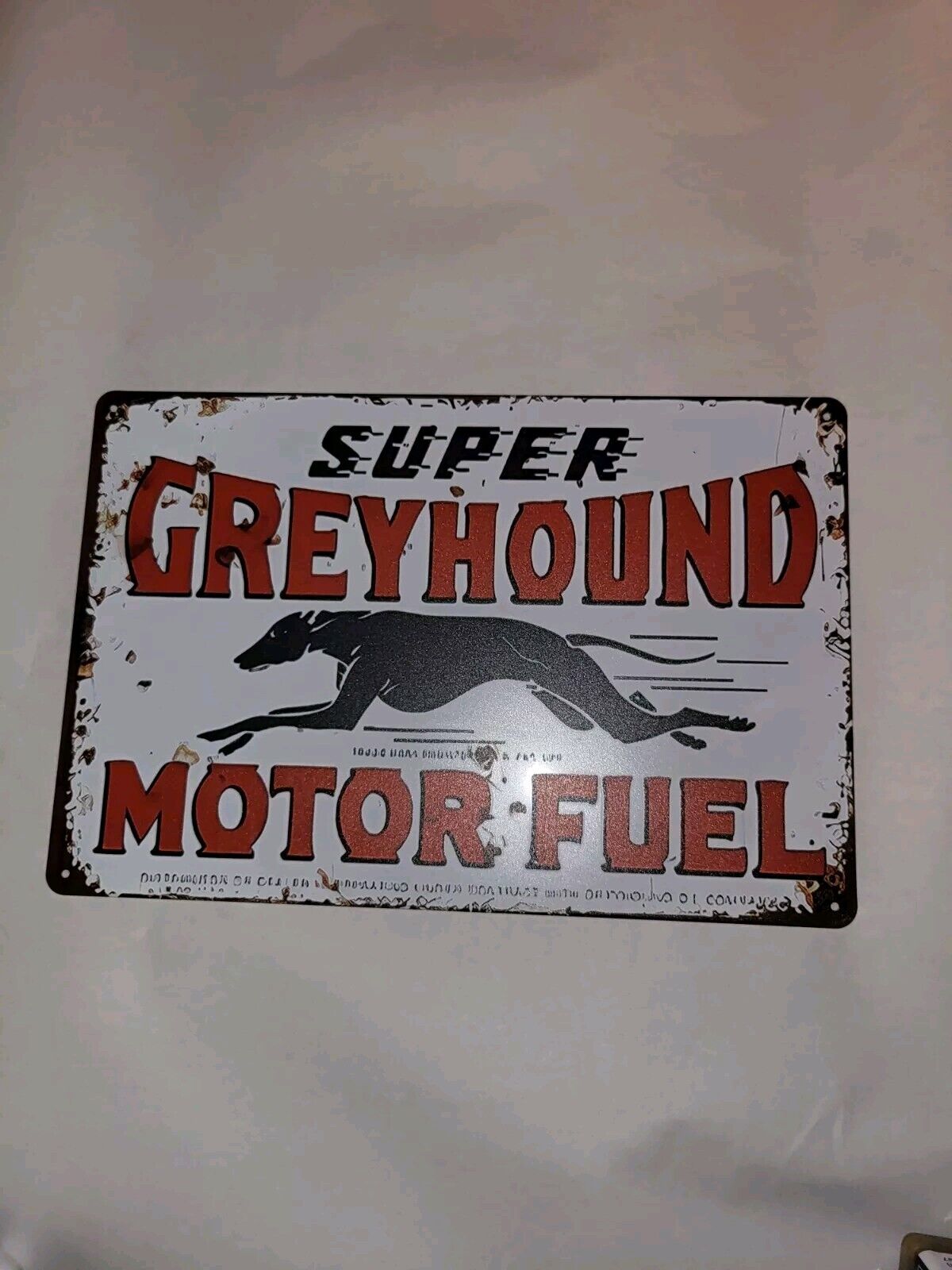 Super Greyhound Motor Fuel Vintage/Rustic 8\