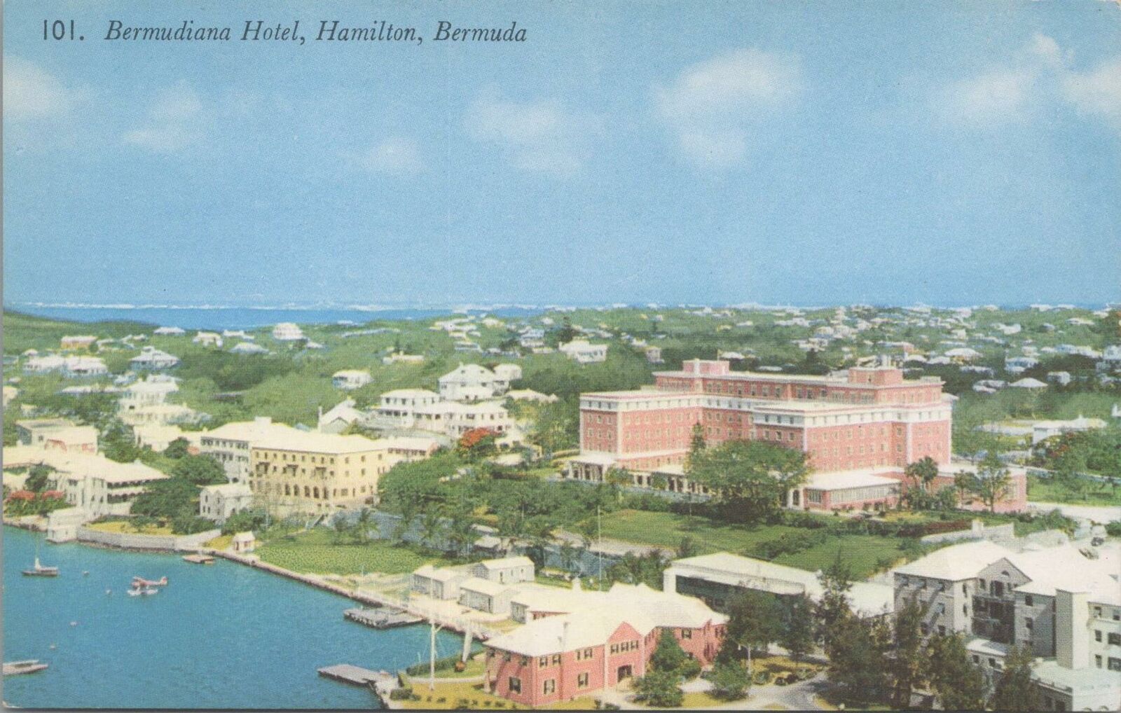 Postcard Bermudiana Hotel Hamilton Bermuda 