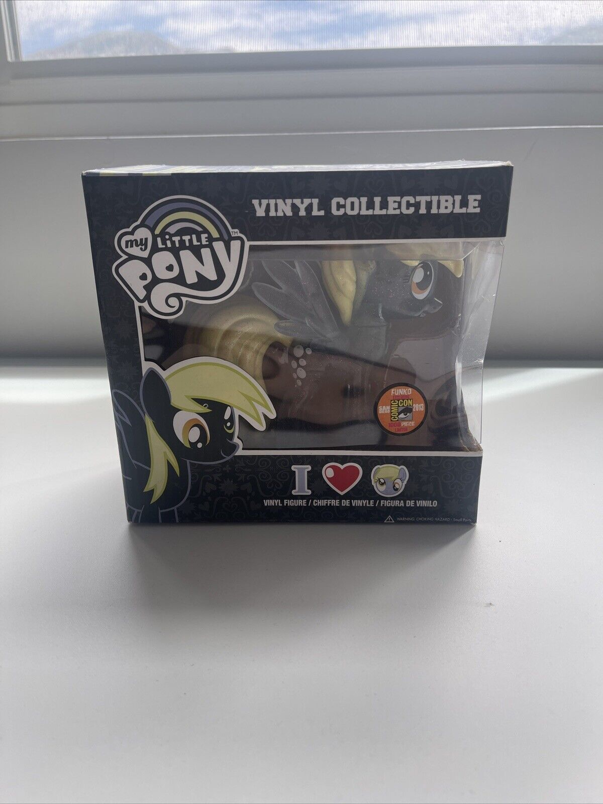 Funko Vinyl Art Toys: Derpy (Clear Glitter) 2013 SDCC Exclusive Limited To 1008
