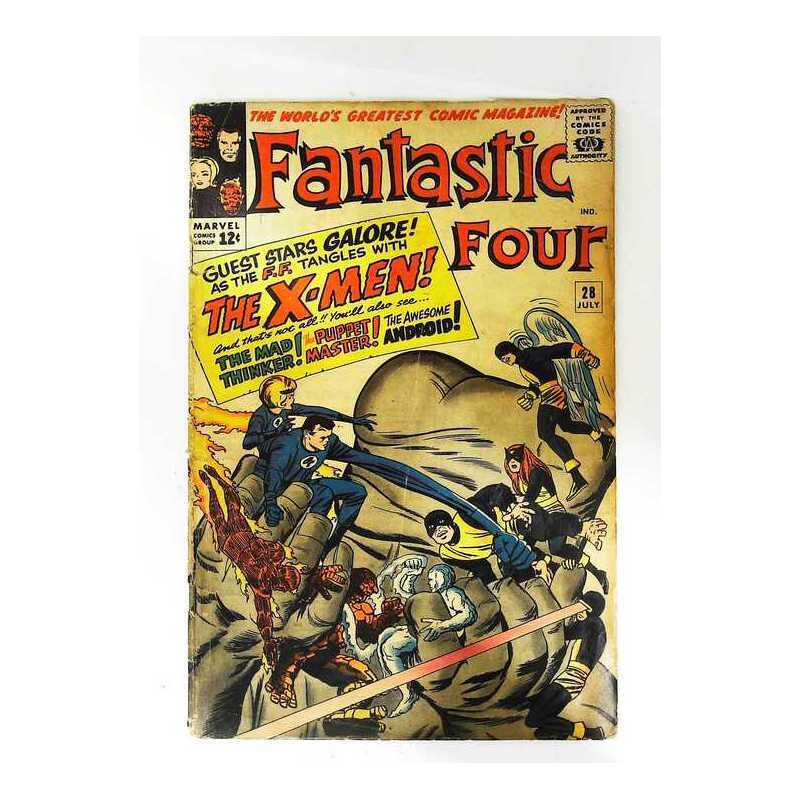 Fantastic Four (1961 series) #28 in Very Good minus condition. Marvel comics [m}