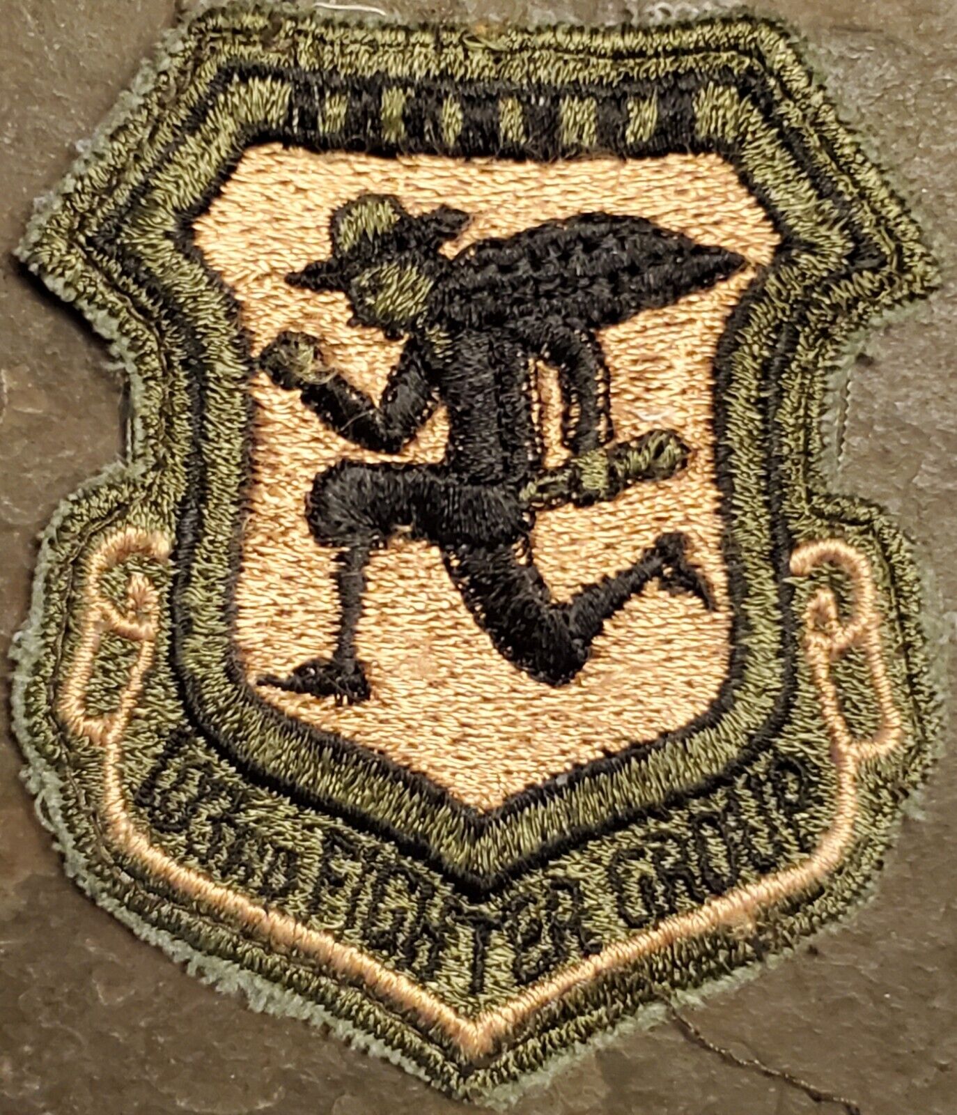USAF AIR FORCE 103rd FIGHTER GROUP PATCH DESERT DCU BDU SUBDUED: BRADLEY ANG, CT