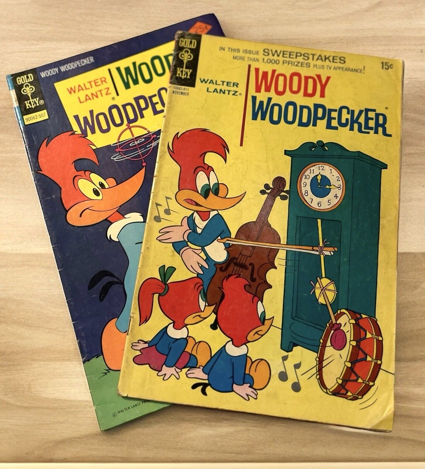Gold Key Woody Woodpecker #108  10062-911 November 1969 Dig That Treasure