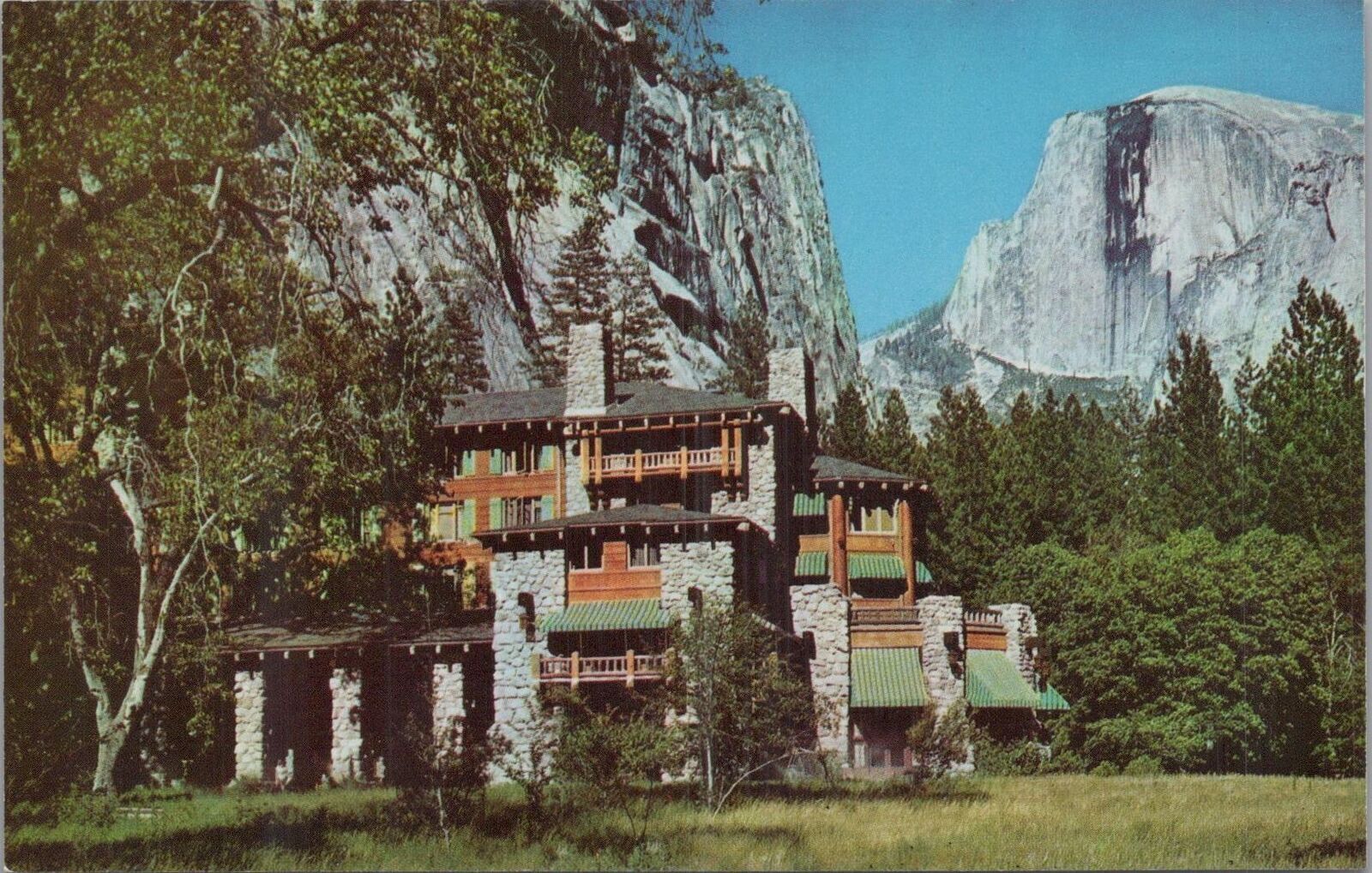 Postcard The Ahwahnee Yosemite National Park CA 