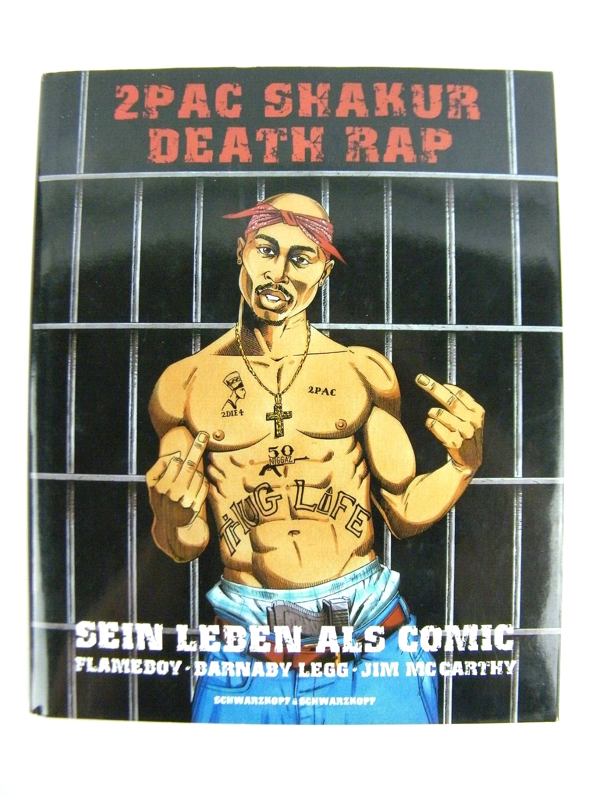 2PAC Shakur - Death Rap:Sein Leben Als Comic Graphic Novel 2006 Hardcover German