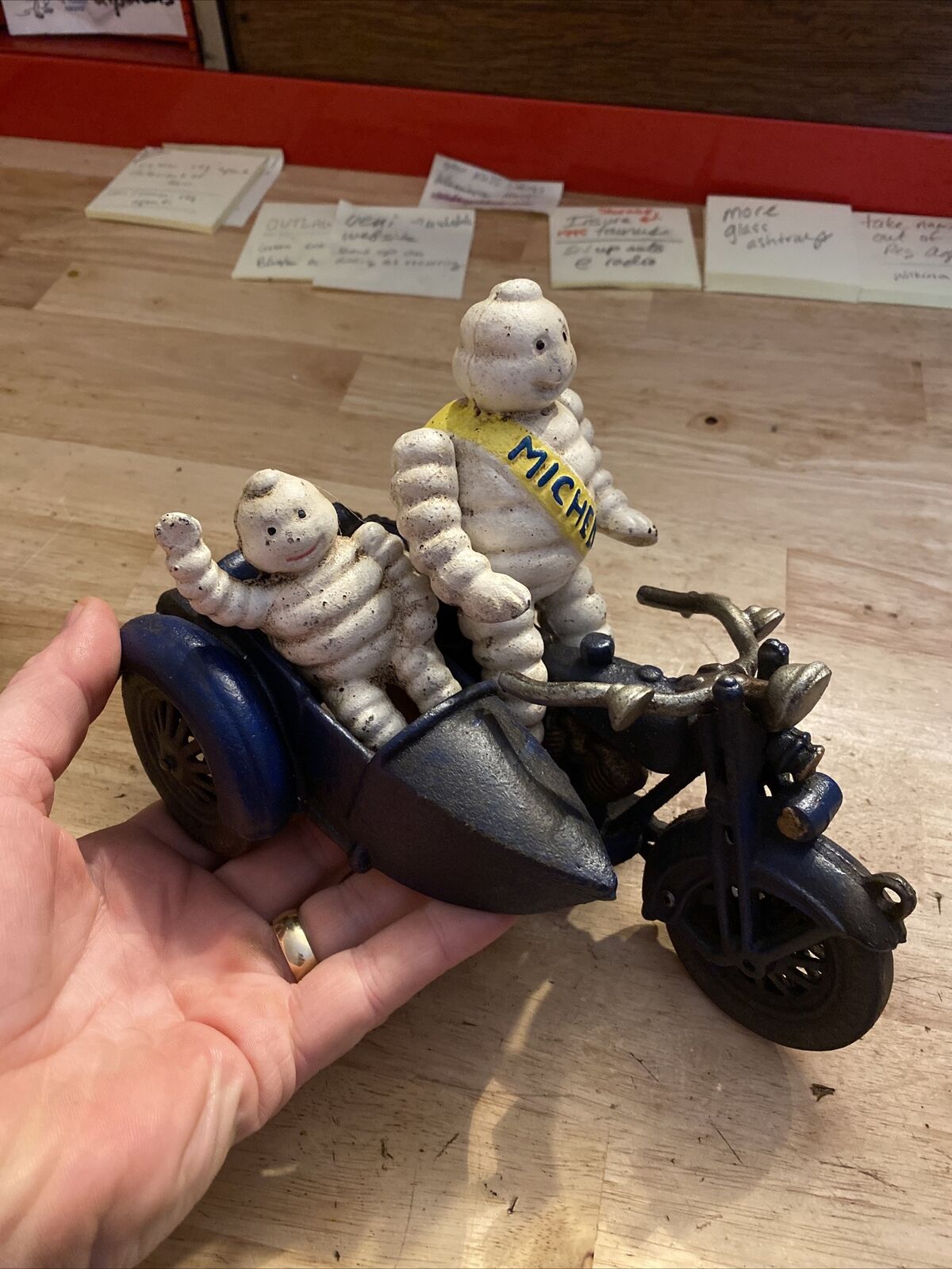 Michelin Tire Man Motorcycle Fatboy Car Truck Auto Collector Patina METAL GIFT