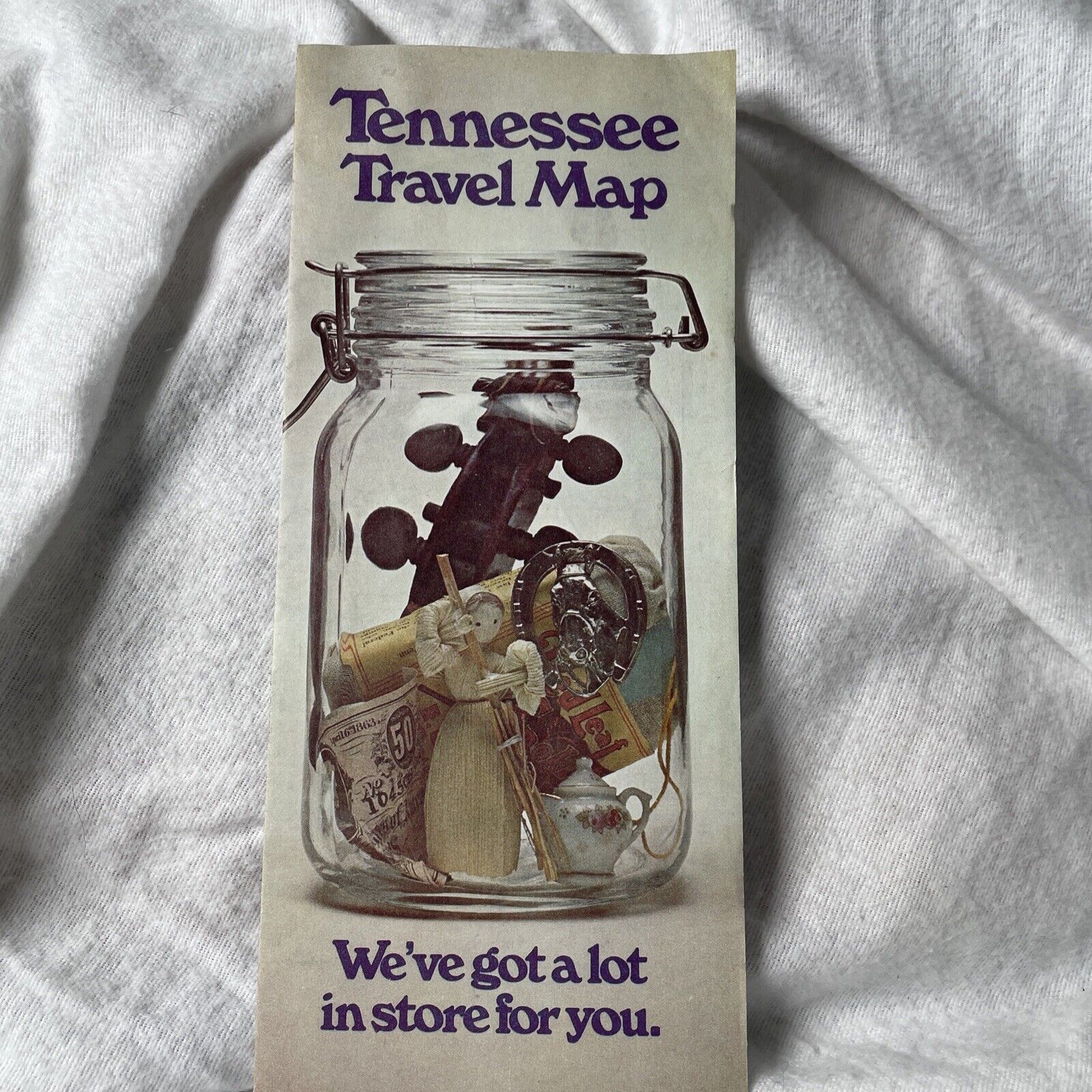 Vintage 1977 Tennessee Travel Map We’ve Got A Lot In Store For You