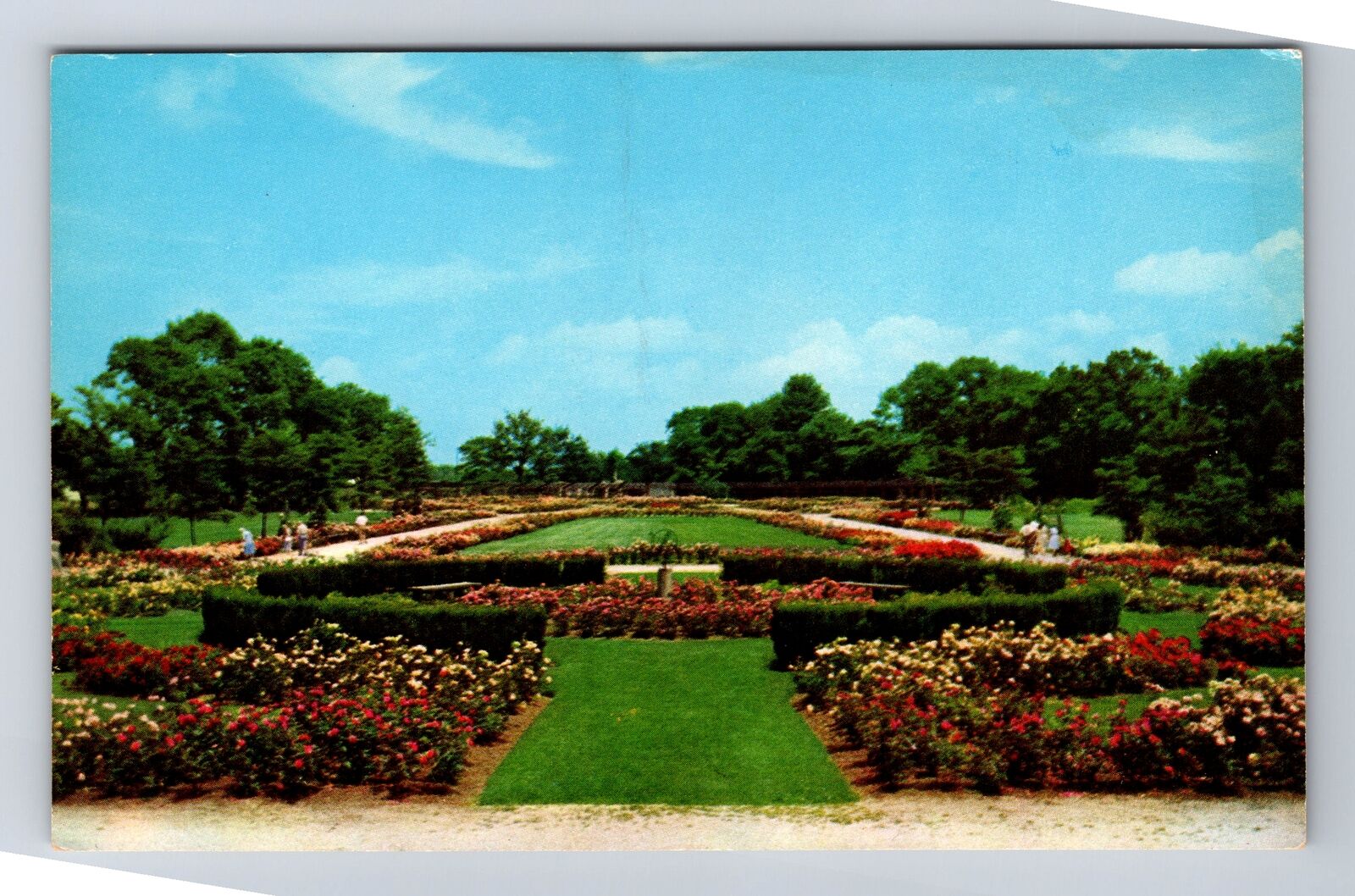Columbus OH- Ohio, Park Of Roses, Antique, Vintage Postcard