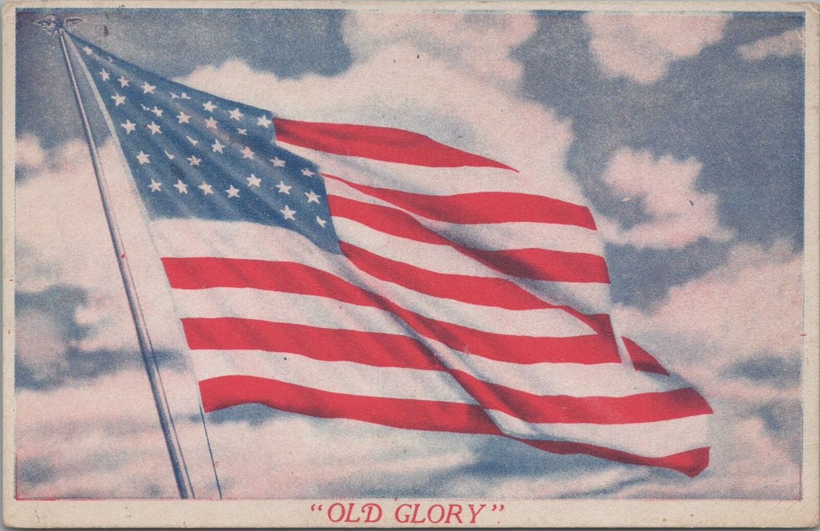 Patriotic Postcard American Flag Old Glory 