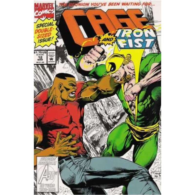 Cage #12 1992 series Marvel comics NM minus Full description below [i/