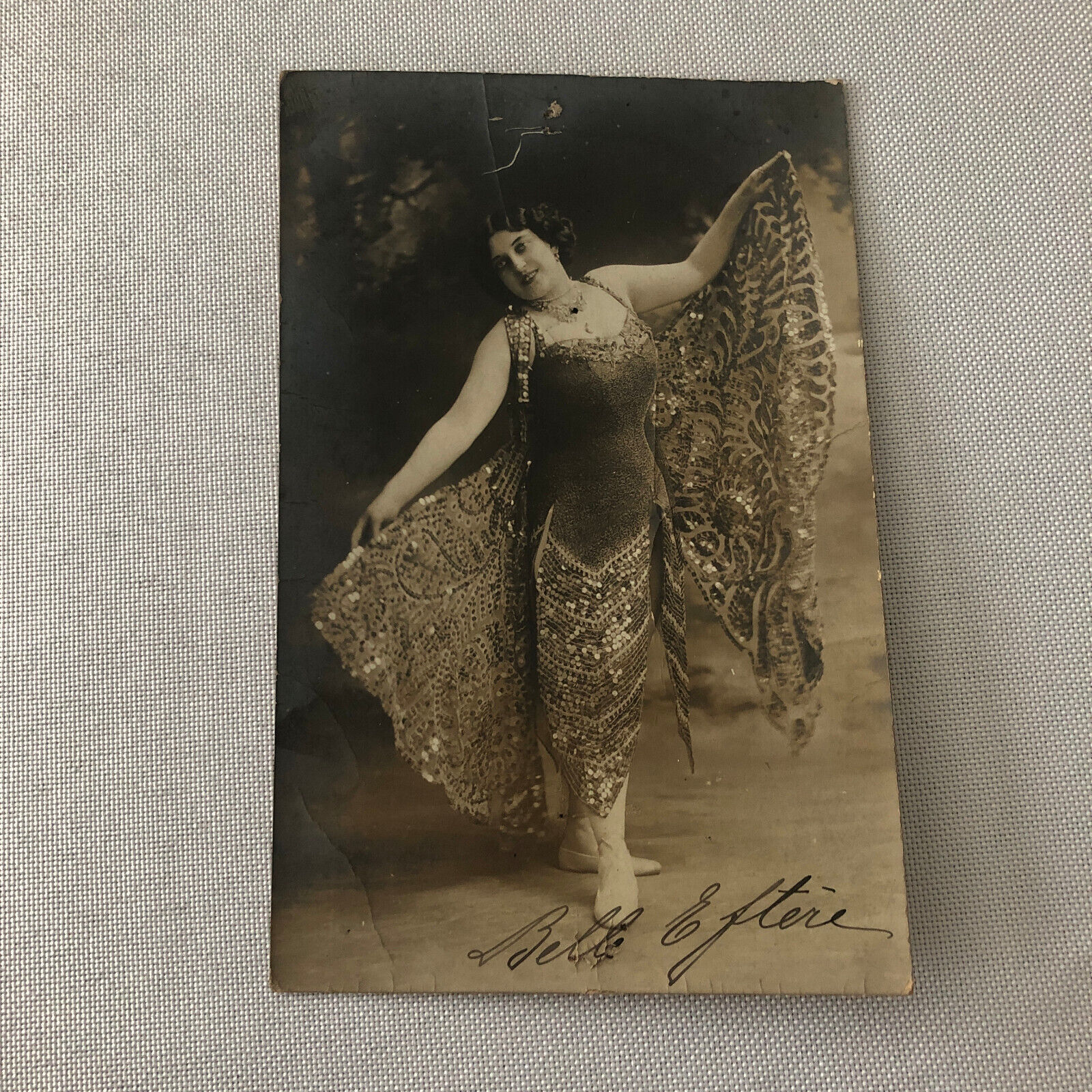 Circus Performer Dancer Dancing Real Photo Postcard Post Card RPPC Vintage