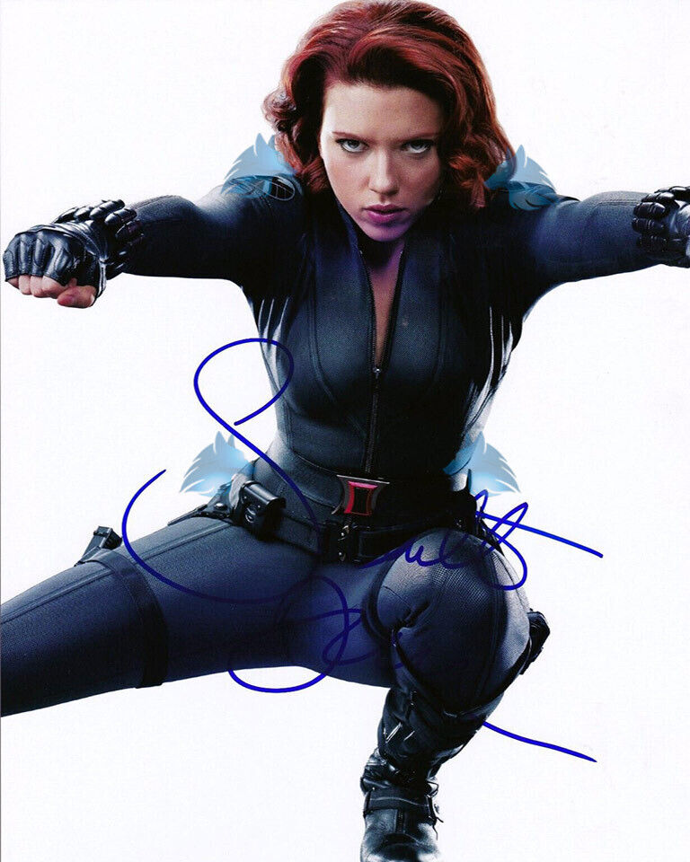 Scarlett Johansson Autographed Signed 8x10 BLACK WIDOW Reprint