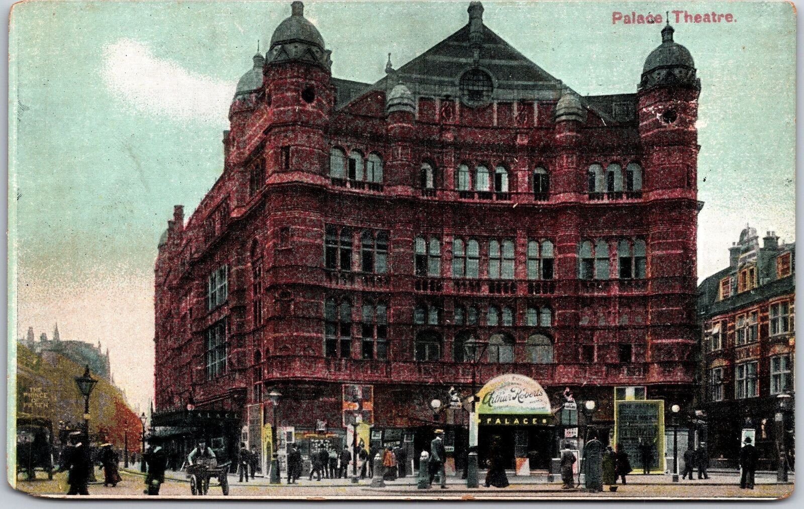 Palace Theatre London England Shaftesbury Avenue and Charing Cross Road Postcard