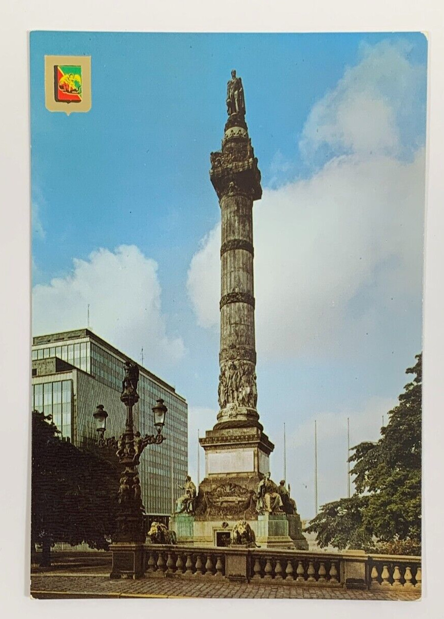 Congres Column Brussels Belgium Postcard Unposted