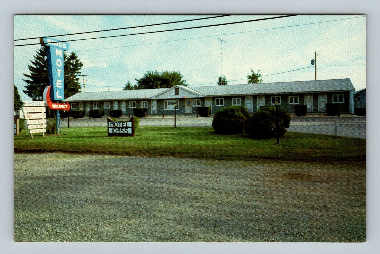 Orrville OH, Ridge Motel, Ohio Vintage Postcard