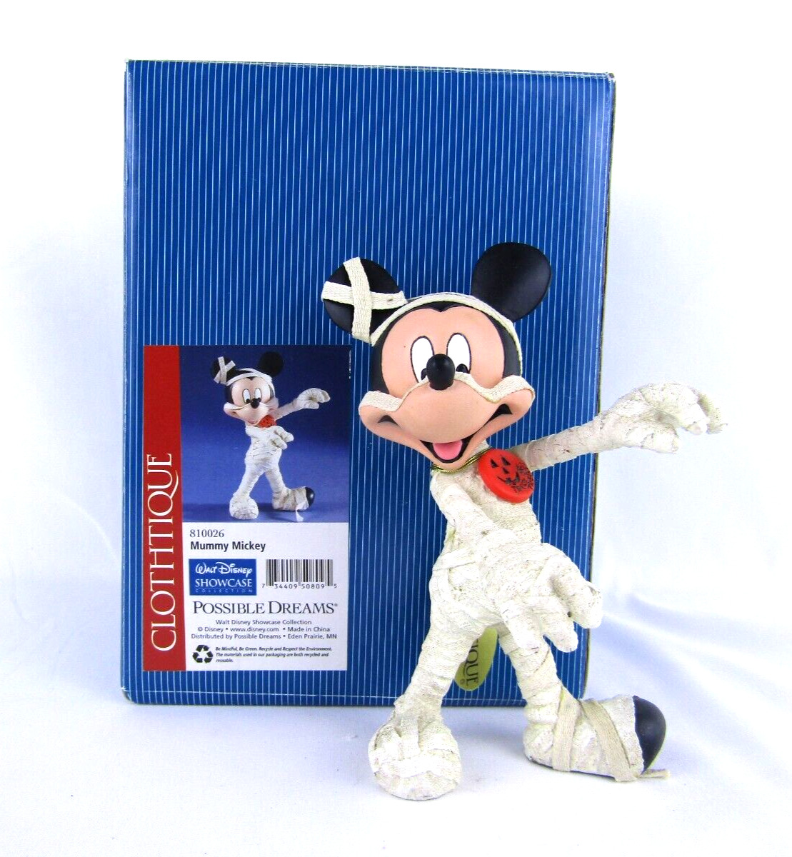 WDW Disney Mummy Mickey Clothtique Possible Dreams Showcase Collection 810026