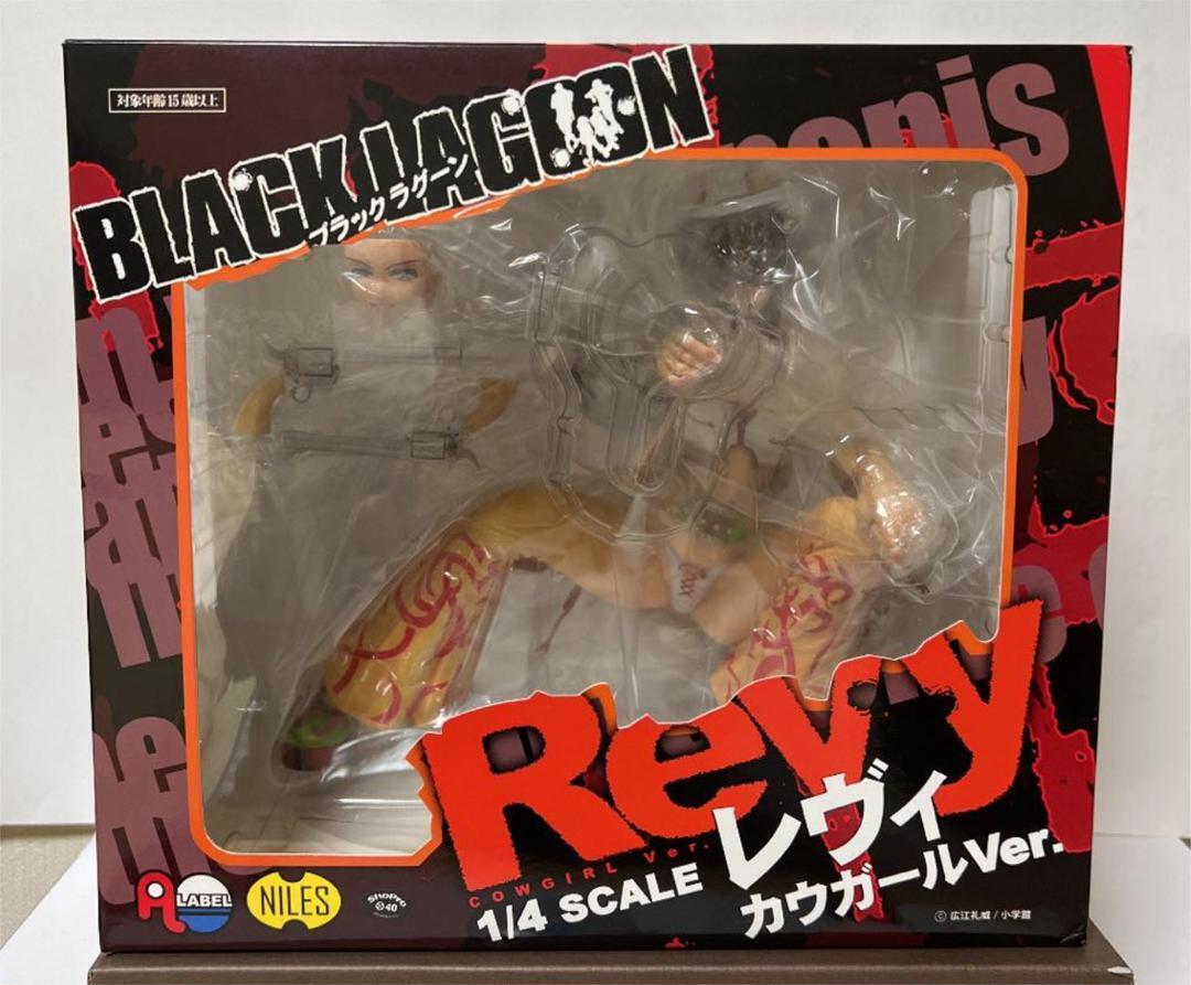 A-LABEL BLACK LAGOON Revy Cowgirl Ver. 1/4 PVC Figure From Japan