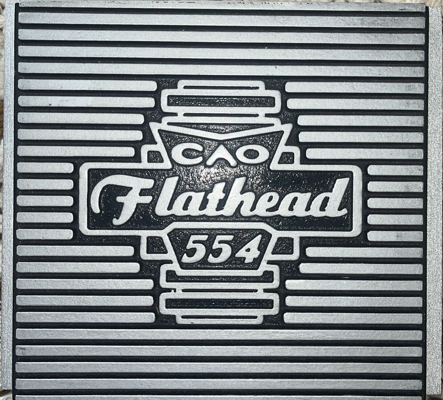 CAO Flathead Camshaft Empty Wooden Cigar Box 7x6.25x3.75