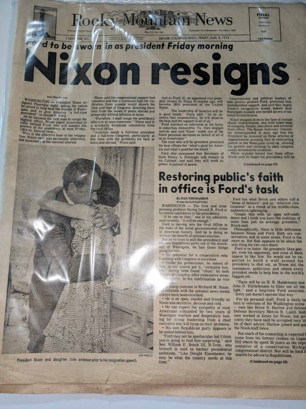 Old Newspapers: 9-9-1974 \