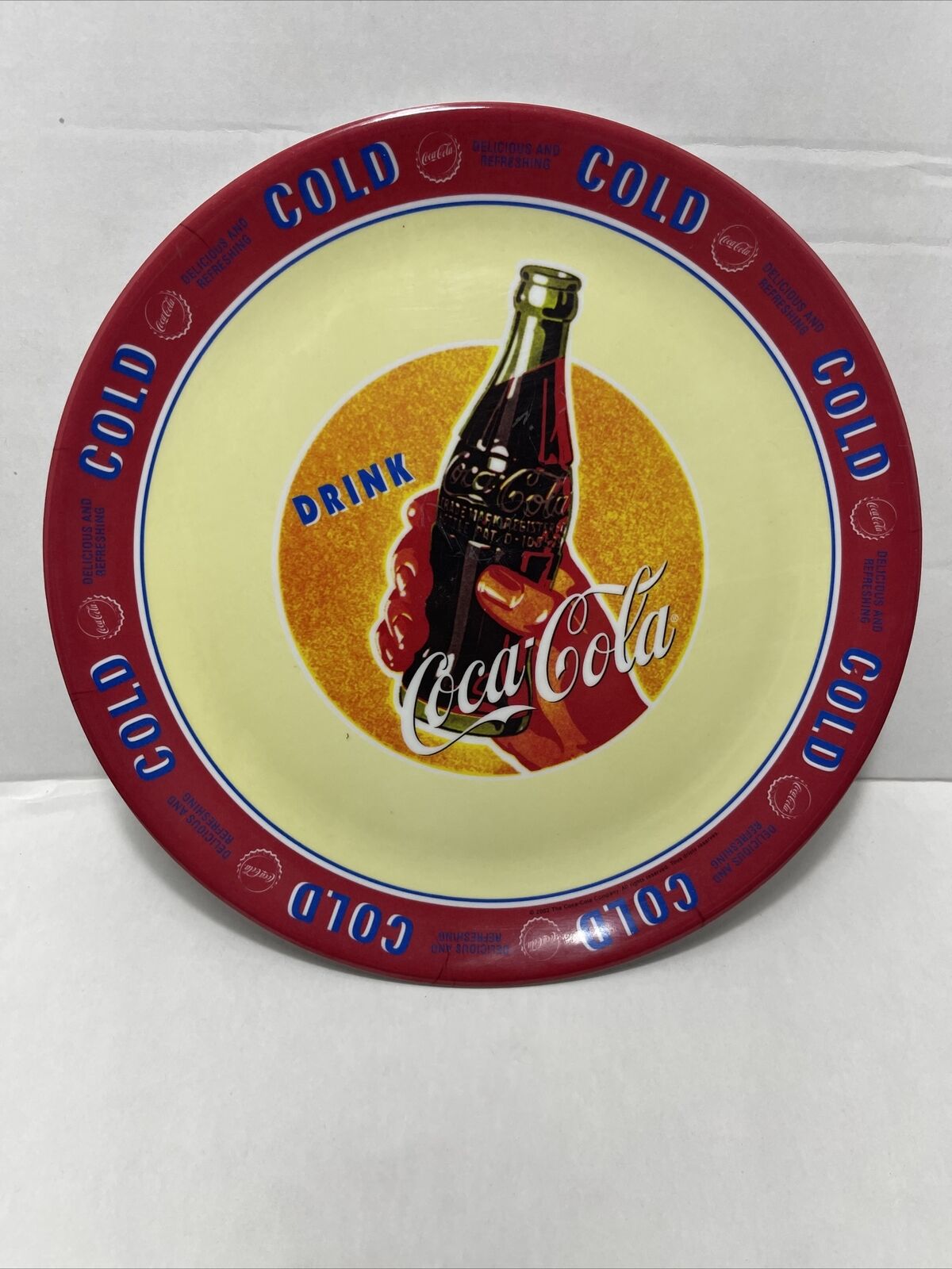 Coca-Cola Everyday Gibson Plastic Dishwasher Safe Plate 10\