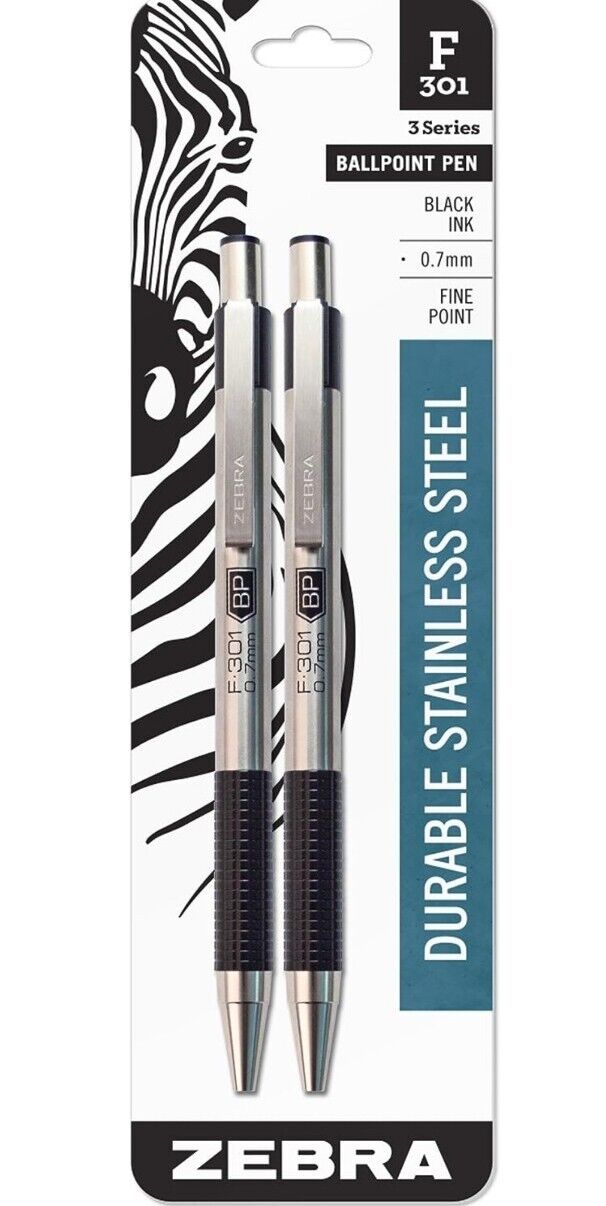 zebra 2 Pack ballpoint pen F301
