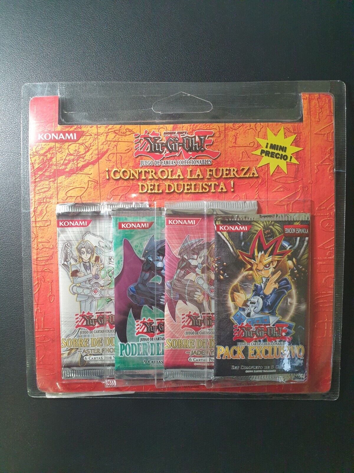 Yugioh Rare 3rd Party Blister Spanish Containing 4 Booster Duelist Pack 