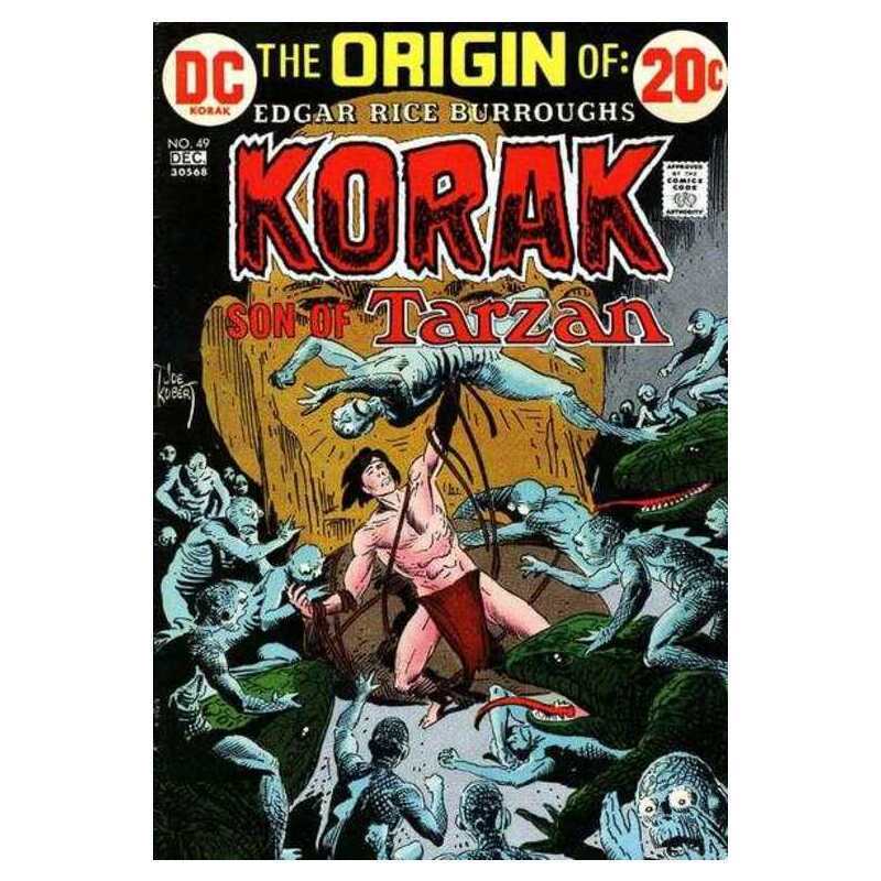 Korak: Son of Tarzan (1972 series) #49 in Fine minus condition. DC comics [d\\