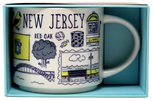 STARBUCKS BEEN THERE NEW JERSEY 14 oz MUG NEW IN BOX