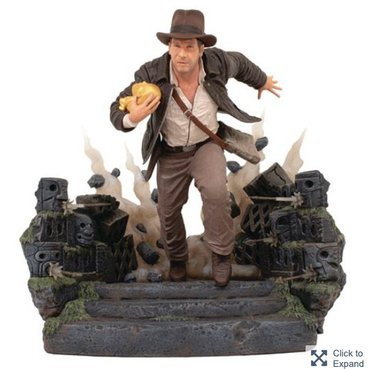 Diamond Select Deluxe Gallery Indiana Jones Raiders Lost Ark Escape with Idol