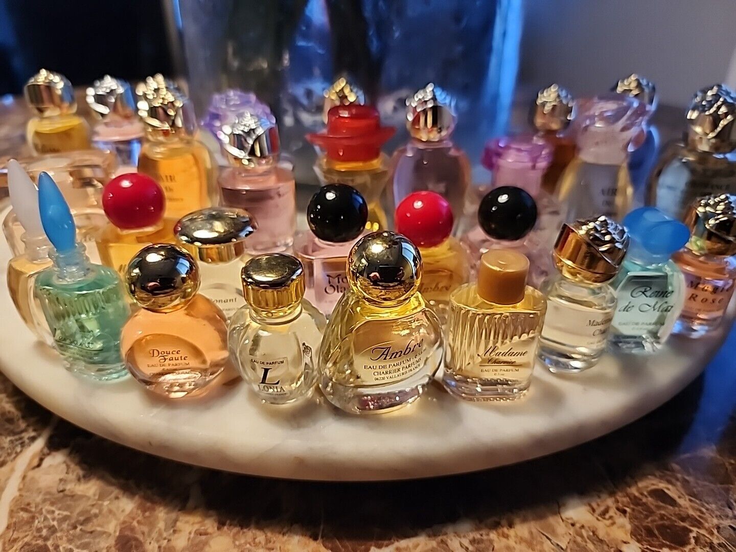 Huge Perfume Lot Charrier France MINI PERFUMES 