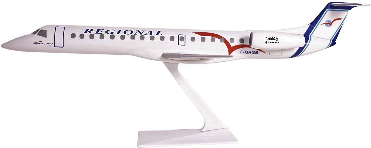 Flight Miniatures Regional Airlines ERJ-145 Desk Display 1/100 Model Airplane