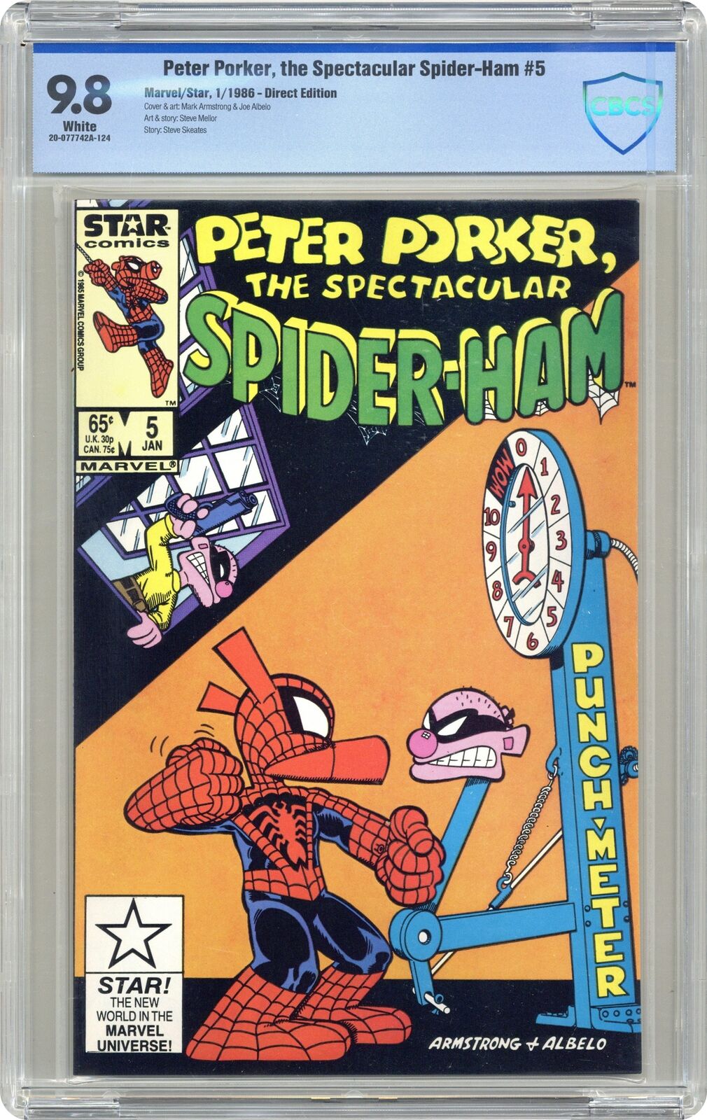 Peter Porker the Spectacular Spider-Ham #5 CBCS 9.8 1986 20-077742A-124