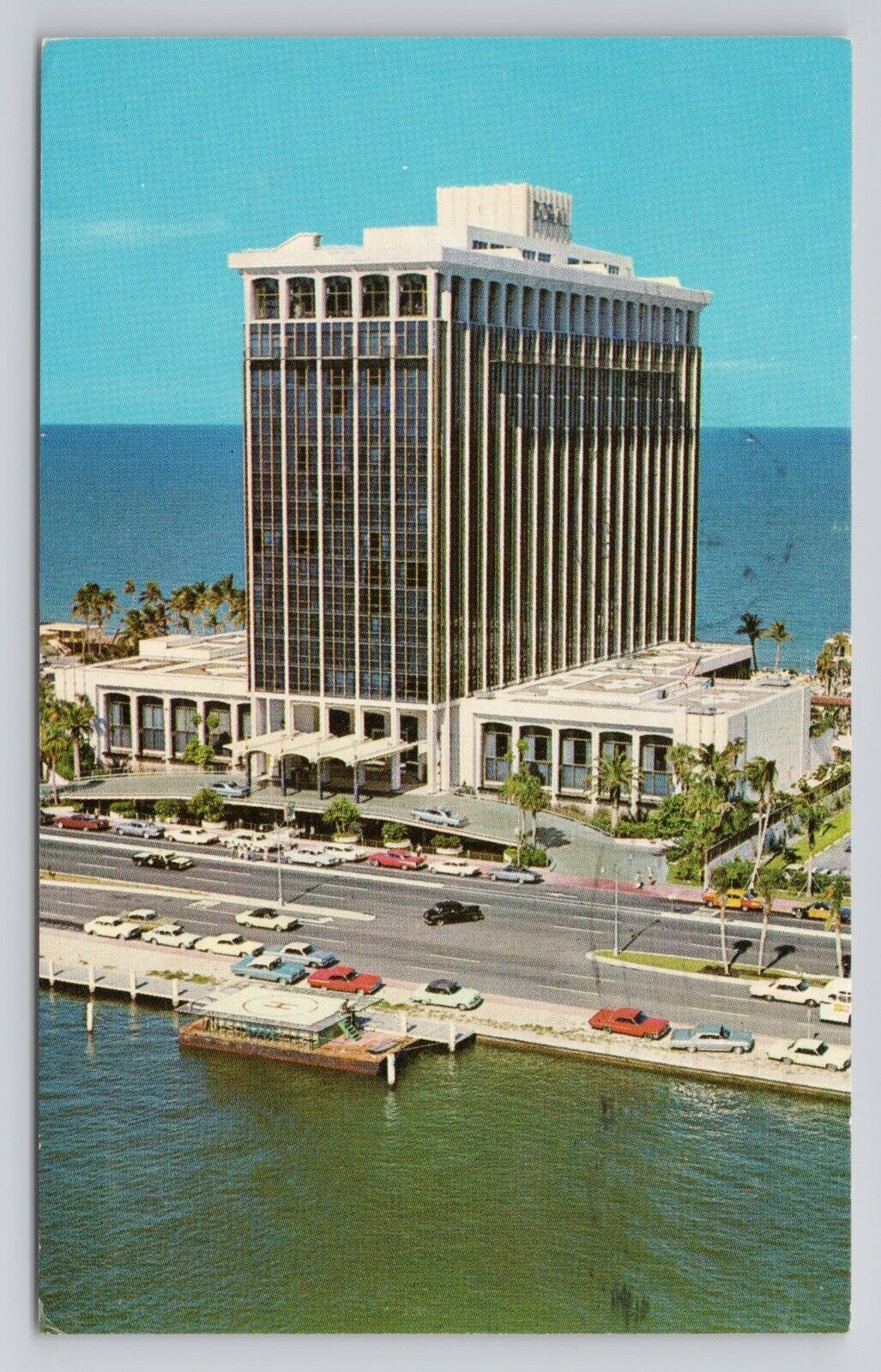 Postcard Doral Beach Hotel On The Ocean St Miami Beach Florida 1956