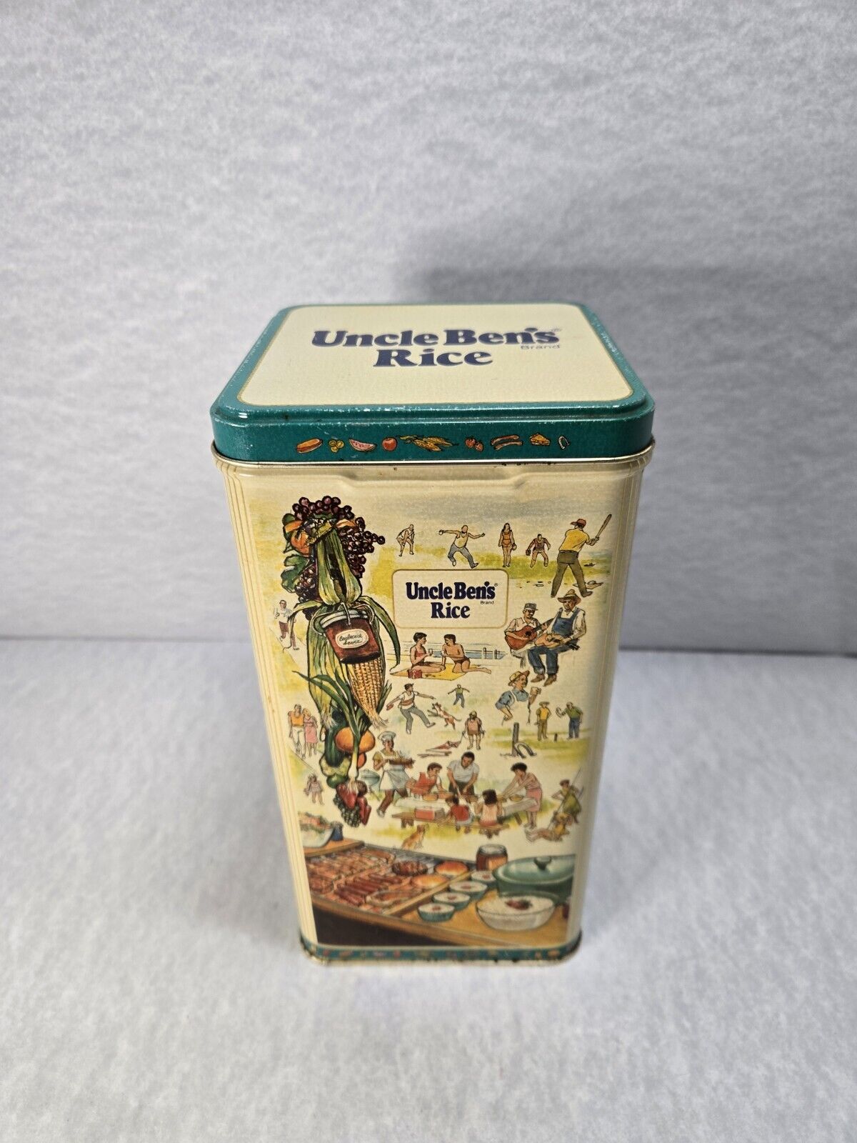 Vintage 1987 Uncle Ben's Rice Tin Collectors Tin 8.5