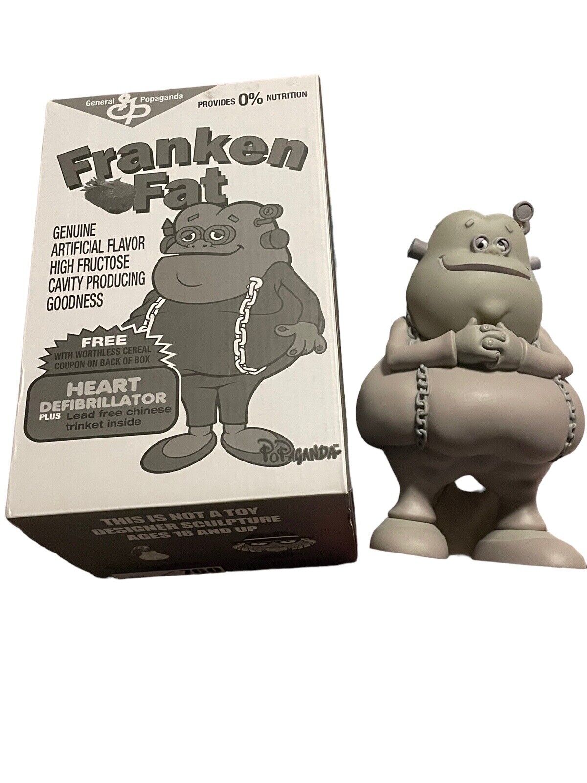 POPaganda Industries Franken Fat Monotone Cereal Killers By Ron English Vinyl