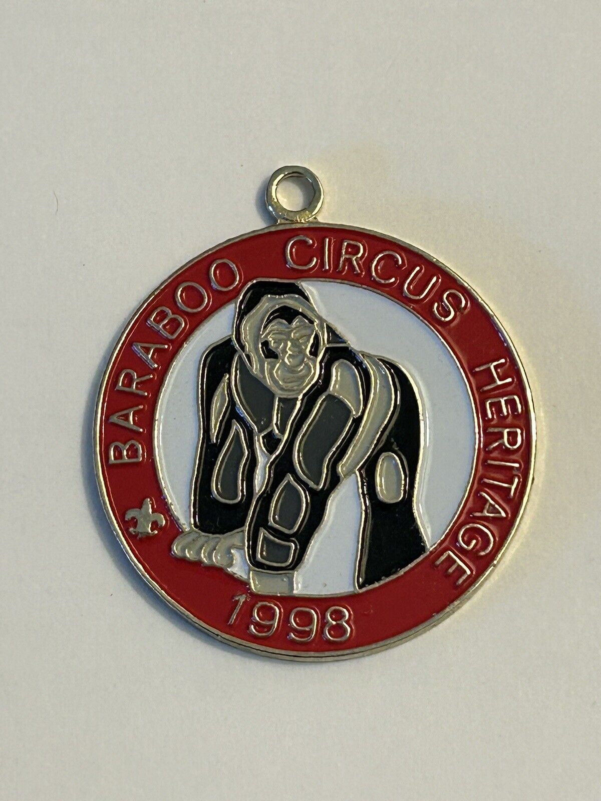 1998 Baraboo Circus Heritage Trail Medal Four Lakes Council Wisconsin Gorilla WI