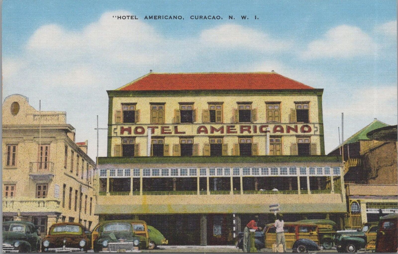 Postcard Hotel Americano  Curacao NWI 
