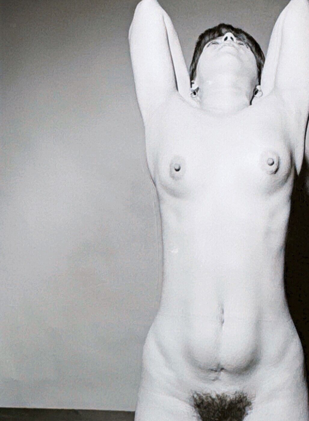 1960s Amateur Artistic Nude Model Large Format Negative