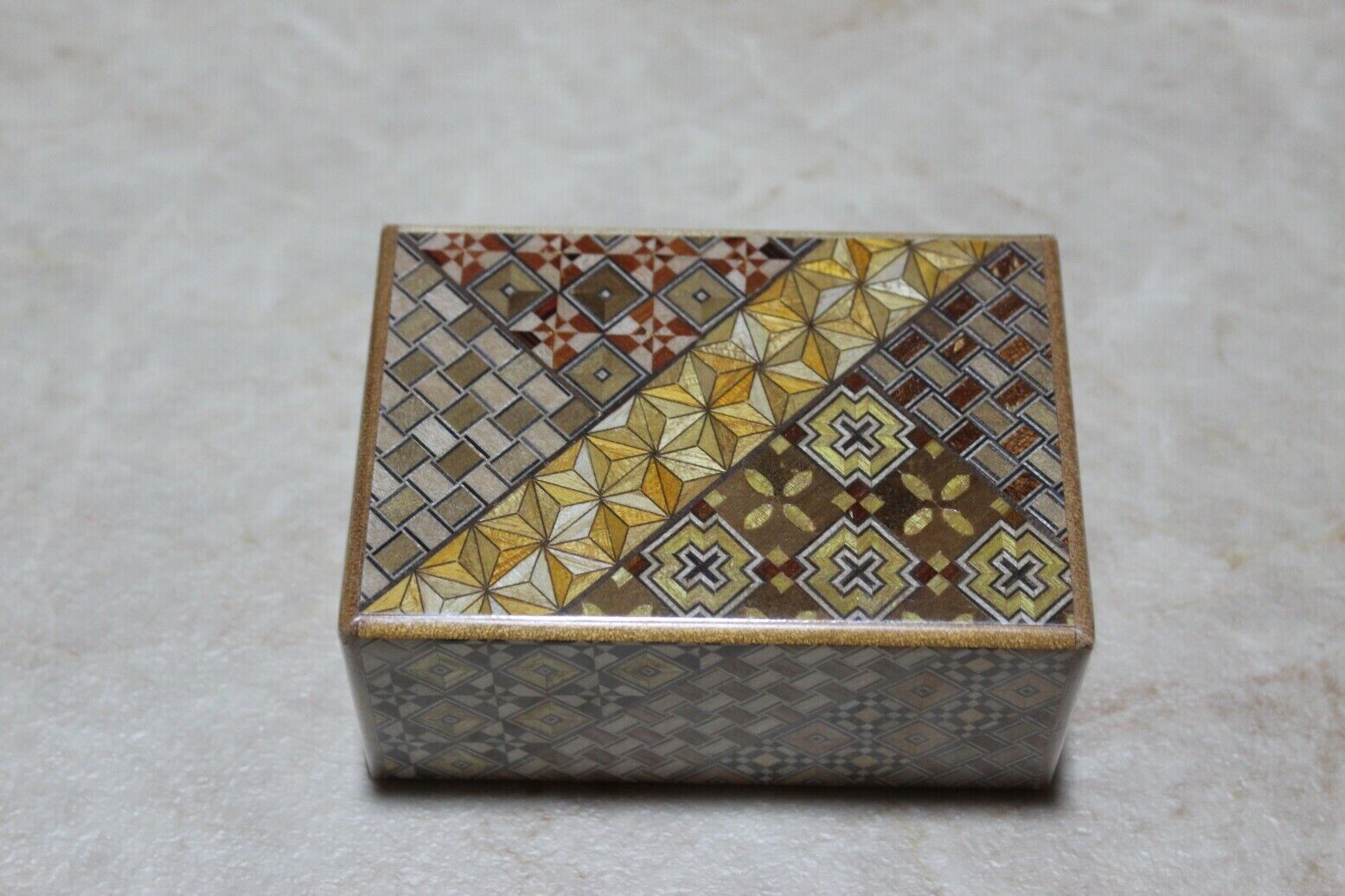 Japanese puzzle box, Yosegi secret puzzle 12 cm(4.7 inch) 10 steps