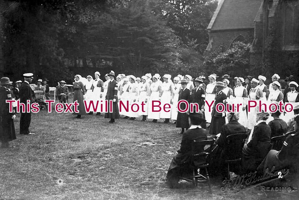 BK 509 - WW1 Demobilization Ceremony, V.A.D Nurses, Reading, Berkshire 1919