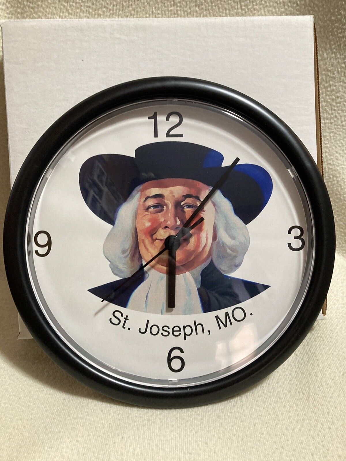 RARE Quaker Oats LE St Joseph Plant Clock NIB