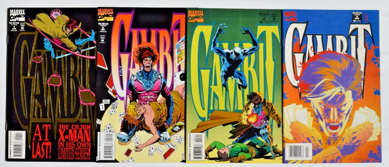 GAMBIT (1993) 4 ISSUE COMPLETE SET #1-4 MARVEL COMICS