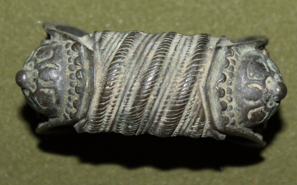 Antique Medieval Greek bronze fertility bracelet