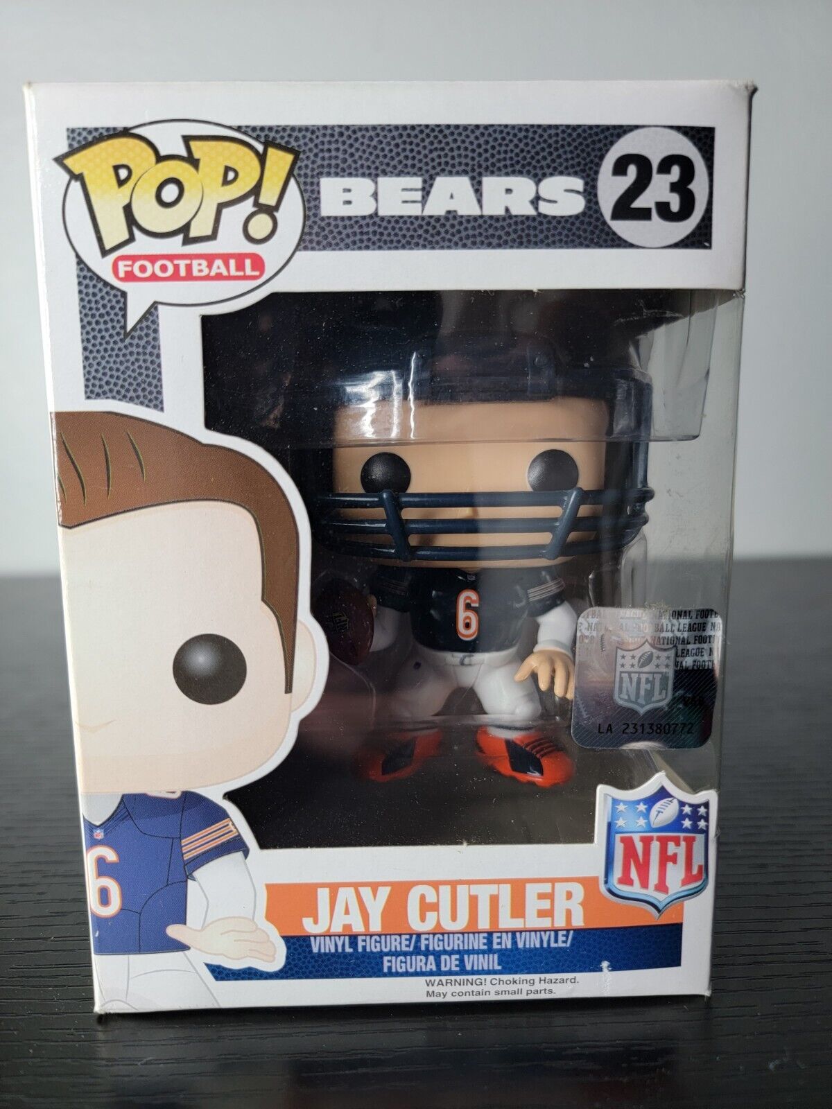 Jay Cutler Funko Pop NFL Football #23 Chicago Bears Vaulted 2014 Vinyl Figure