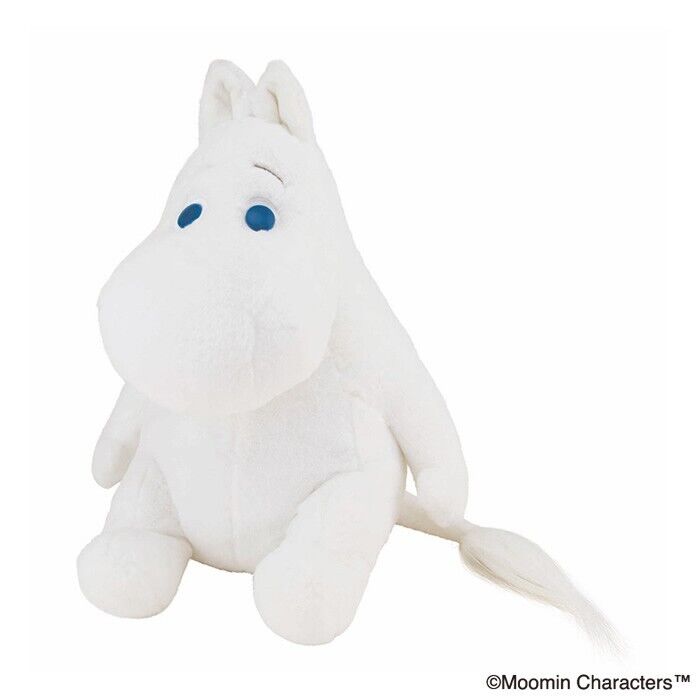 Sekiguchi Marshmallow Plush Moomin M size Stuffed toy Doll New Japan